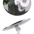 360 Swivel Shower Shaving Mirror Bathroom Chrome car mount with a camera on a white background
