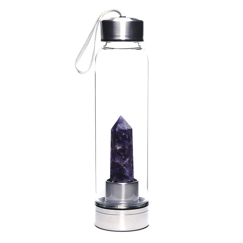Amethyst Crystal Drink Bottle