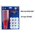 Beer Pong Drinking Game Set