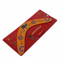 Burnt Boxed Wooden Boomerang
GiftDealAU brown with packaging product image. Decorative boomerang with Australian design on a red card