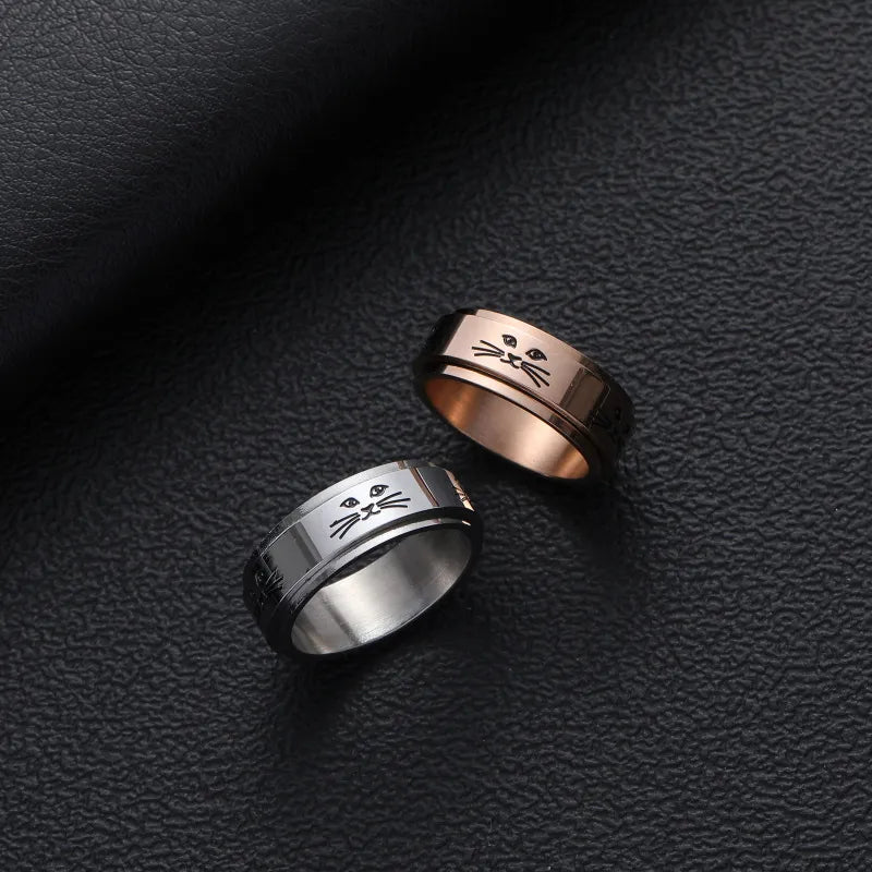 Cat Spinner Ring