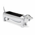 Dachsie Dog Ring Holder GiftDealAU product image. Metallic dog-shaped grill on a white background