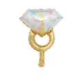 Diamond Ring Foil Balloons (2 Pack)