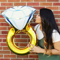 Diamond Ring Foil Balloons (2 Pack)