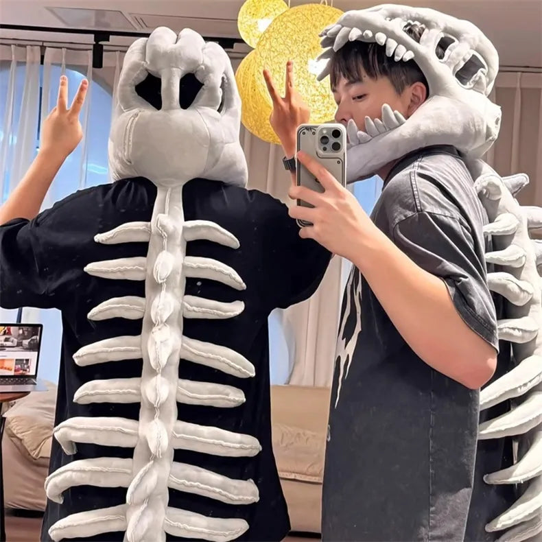 Dinosaur Skull Plush Hat