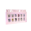 First Year Milestone Photo Frame