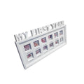 First Year Milestone Photo Frame