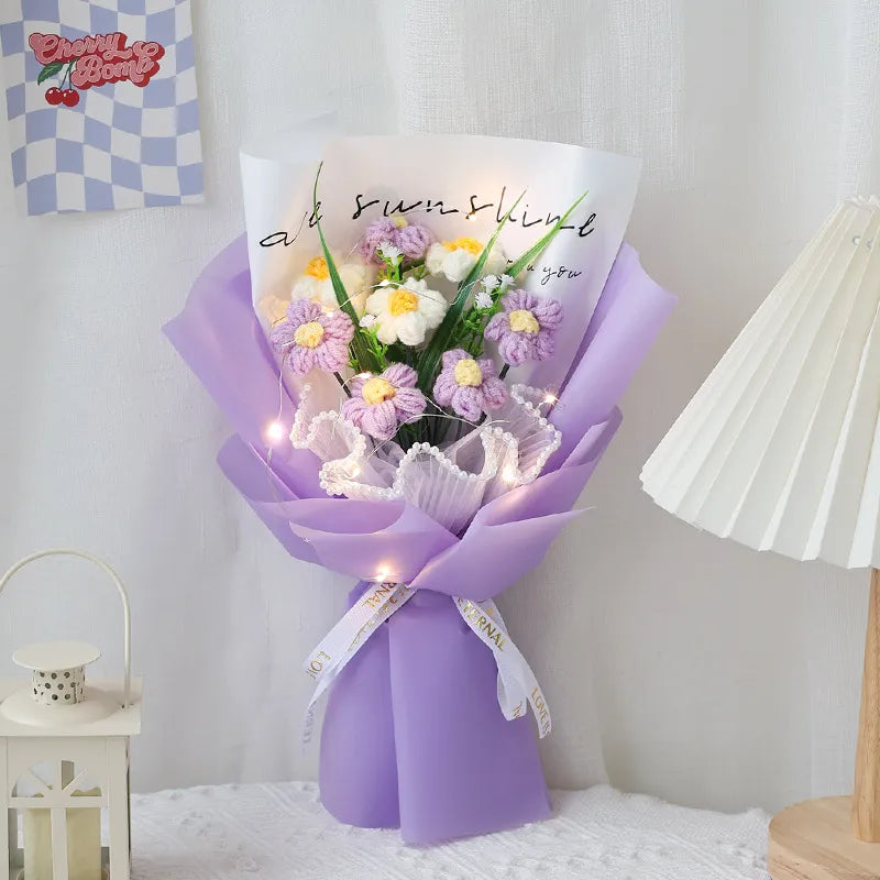 Handmade Crochet Flower Bouquet