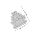 Happy Birthday Cake Silicone Mold (3 Pcs)