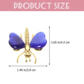 Heart Shaped Crystal Butterfly Ornament (4 Pcs)