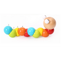 Jointed Wooden Wiggly Worm