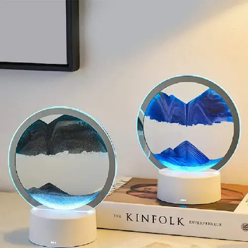 LED Sensory Sand Art Lamp – Moving Sand Table Night Light