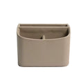Leather Remote Control Organizer and Caddy with Tablet Slot