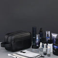 Leather Toiletry Bag | Premium Pebbled Leather Toiletry Bag