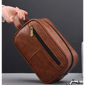 Leather Toiletry Bag | Premium Pebbled Leather Toiletry Bag