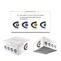Magnetic Levitating Globe Rotating World Globe with box C Shape Floating Globe packaging on a white background