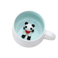 Peekaboo Animal Mug – Cute 3D Hidden Surprise Ceramic Coffee Cup
panda variant GiftDealAU product image. Panda-shaped tea infuser in a light blue mug on a white background