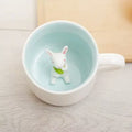 Peekaboo Animal Mug – Cute 3D Hidden Surprise Ceramic Coffee Cup
rabbit variant GiftDealAU product image. Ceramic mug with a small rabbit figure inside on a wooden surface