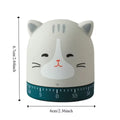 REX London Cat Kitchen Timer size GiftDealAU product image. Cat-shaped kitchen timer with measurements on a white background
