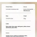 Rose Teddy Bear Soy Candle
Product information card for a cartoon bear aromatherapy candle with details on material, size, weight, color options, and features.