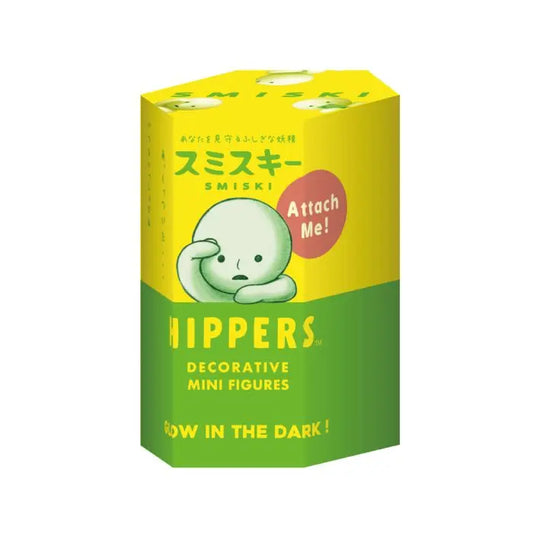 Smiski Hippers Blind Box GiftDealAU product image. Hippers decorative mini figures packaging with a cartoon character on a white background