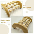 Wooden Foot Massager Roller Uses GiftDealAU product image.