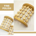 Wooden Foot Massager Roller fine polish GiftDealAU product image.