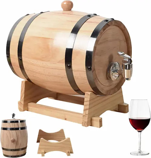 Wooden Whiskey Barrel