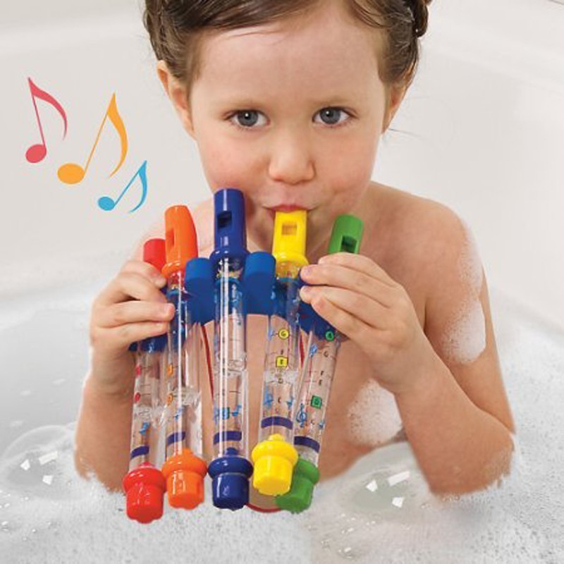 Kids Bath Time Water Flutes Set (5 Pcs)